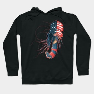 Patriotic Prawn Hoodie